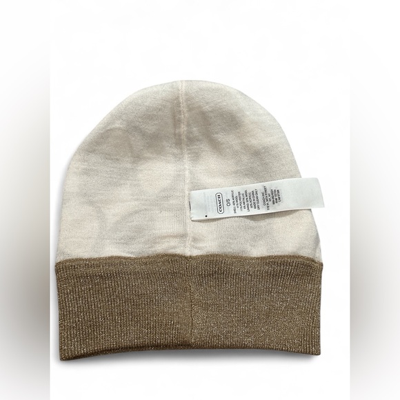 Coach Tonal Dream C Rib Knit Cap/Beanie - Picture 5 of 6